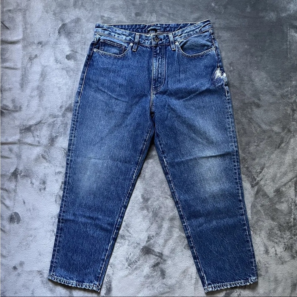 Levi’s Made & Crafted Big E Draft Wide Taper Embroidered Denim/Jeans SAMPLE